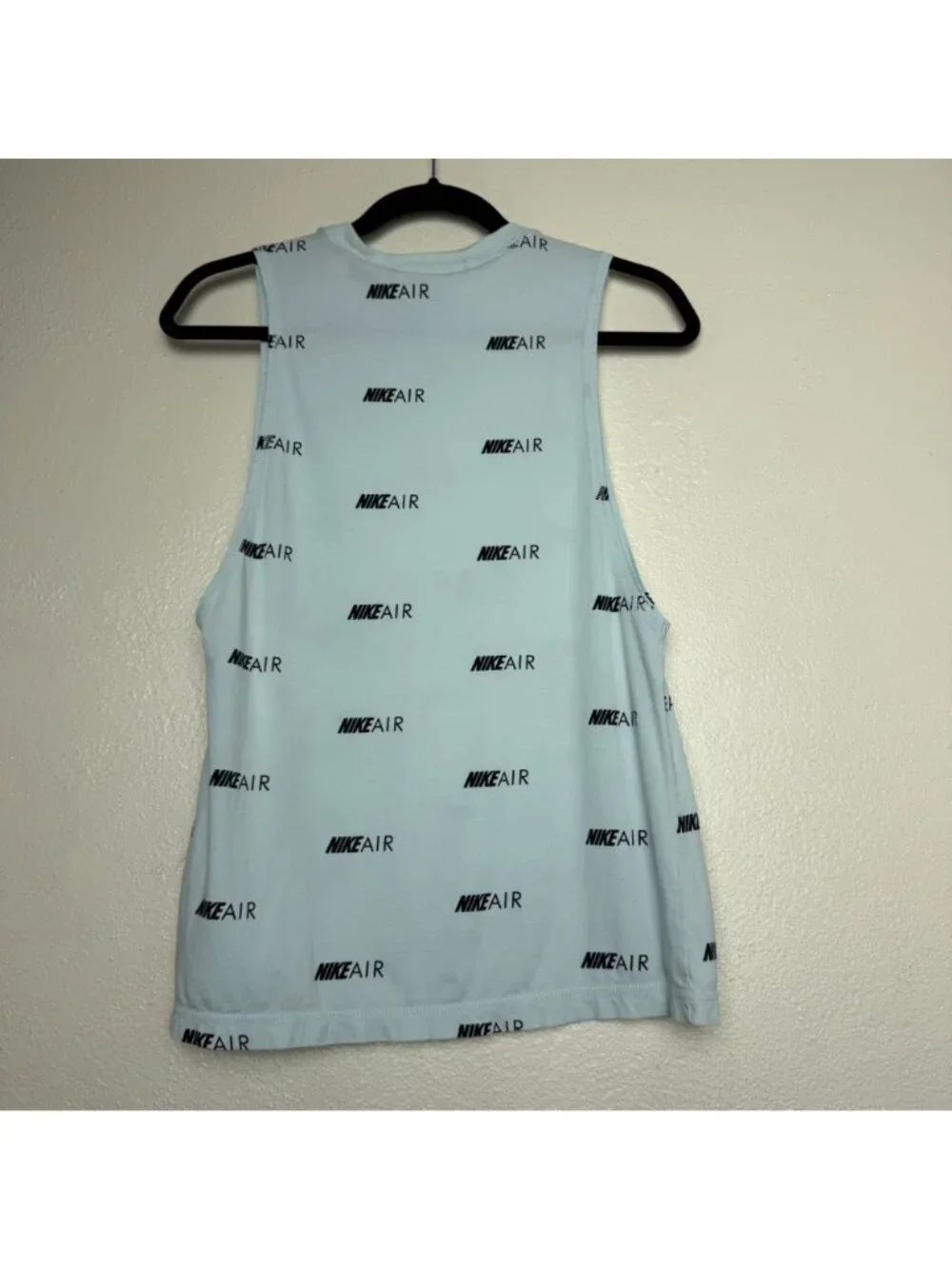 Nike Air Womens Sleeveless Tank Top Light Blue Size Small